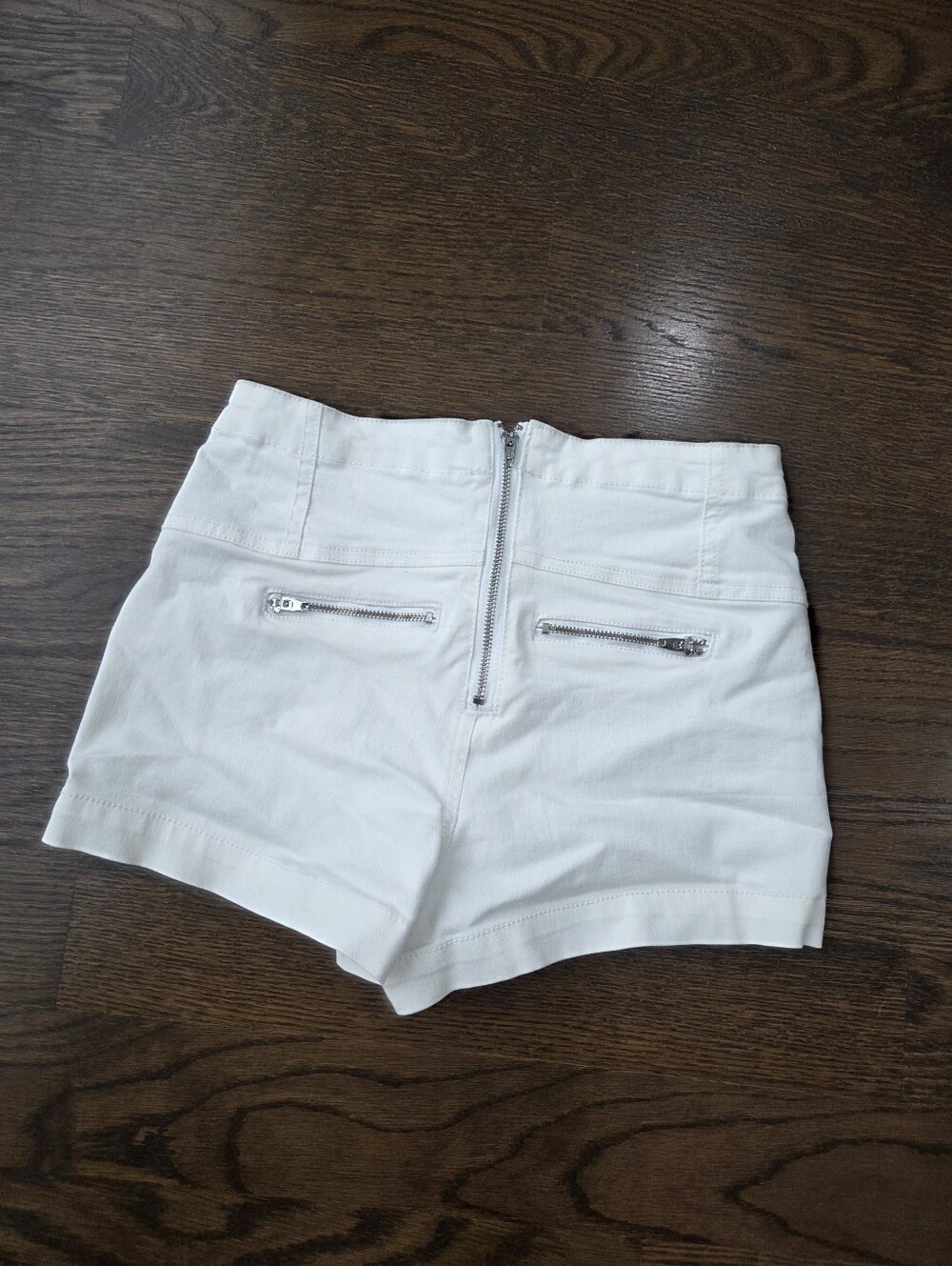 Boom Boom Jeans White High-Waist Women's Shorts SZ.1 - Picture 2 of 9